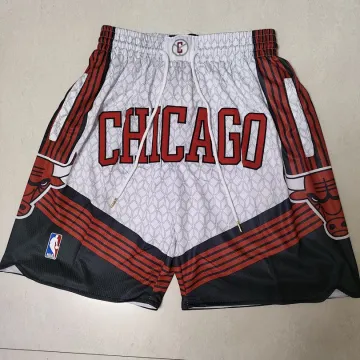 Calções de basquetebol brancos de bolso Chicago Bulls 2023 City Edition