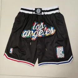 LA Clippers 2023 City Edition Pocket Black Basketball Shorts - product photo LA Clippers 2023 City Edition Pocket Black Basketball Shorts