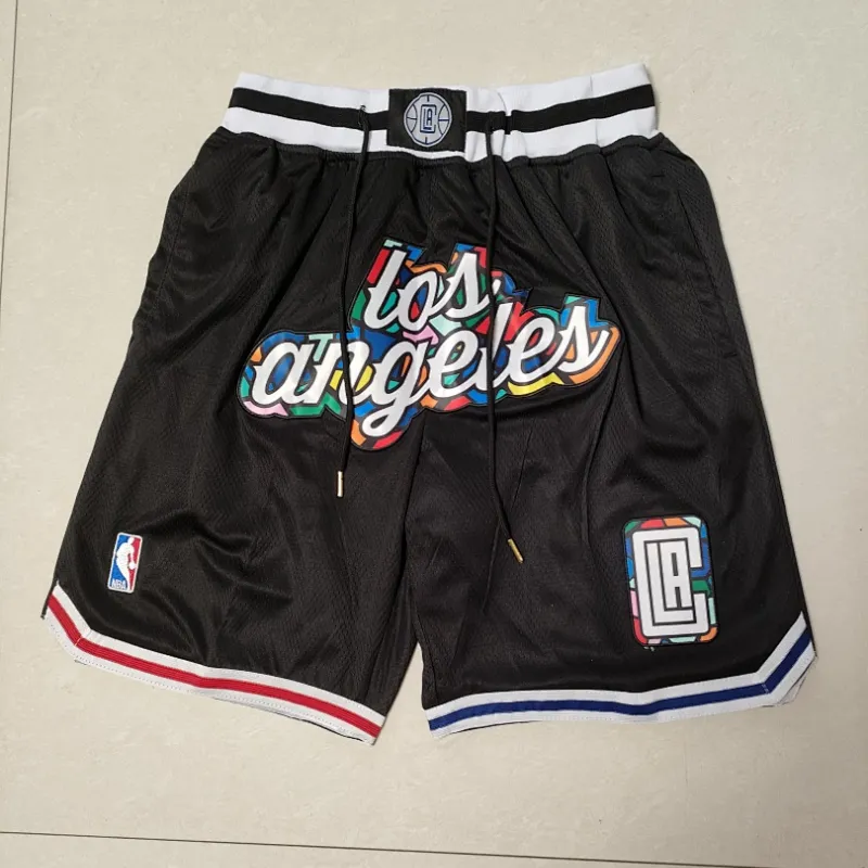 Short de basket-ball noir « City Edition » des LA Clippers 2023