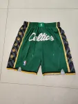 Boston Celtics 2023 City Edition Pocket Green Basketball Shorts Boston Celtics 2023 City Edition Pocket Green Basketball Shorts