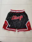 Short de basket-ball noir « Pocket » des Chicago Bulls Chicago Bulls Pocket Black Basketball Shorts