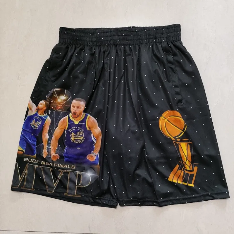 Golden State Warriors Black Basketball Shorts