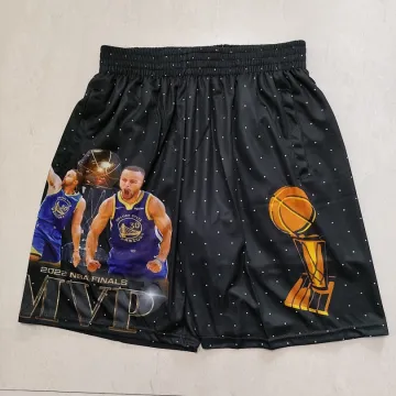 Short de basket noir des Golden State Warriors