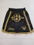 Los Angeles Lakers Pocket Black Basketball Shorts Los Angeles Lakers Pocket Black Basketball Shorts