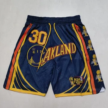 Golden State Warriors Pocket Navy basketbalshort