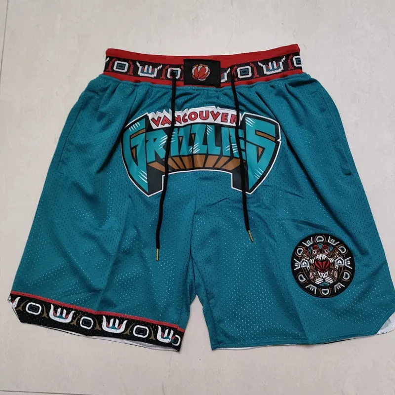 Memphis Grizzlies Pocket Green Basketball Shorts
