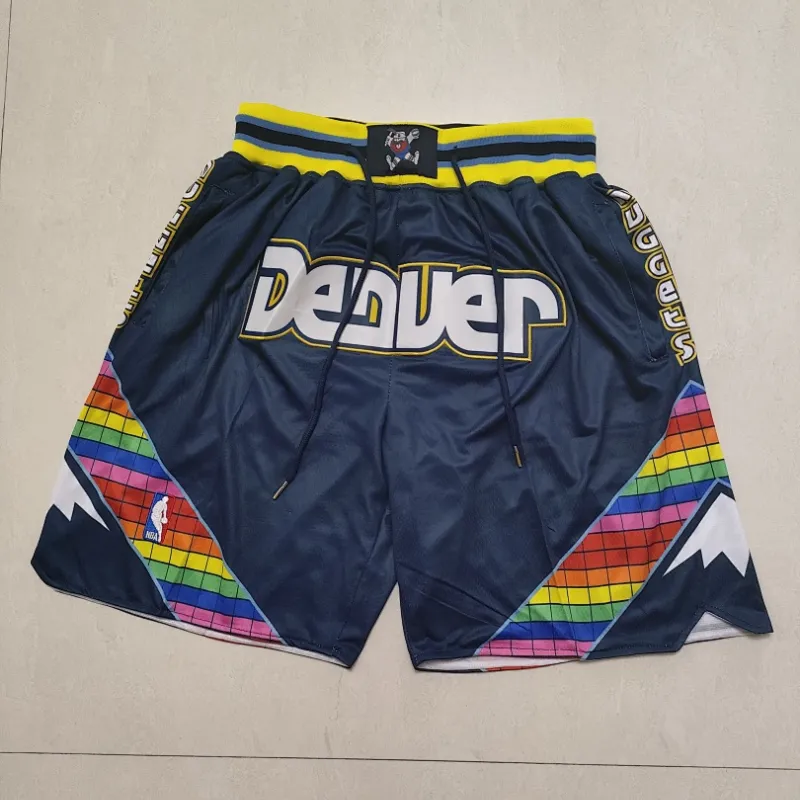 Denver Nuggets City Edition Pocket Navy Basketball Shorts