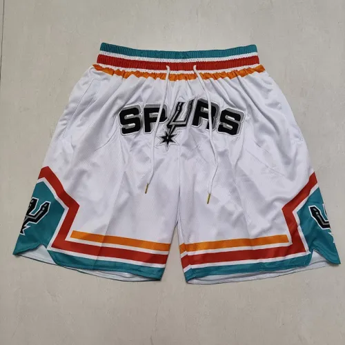 San Antonio Spurs City Edition Pocket witte basketbalshort