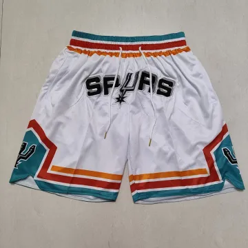 San Antonio Spurs City Edition Pocket White Basketball Shorts