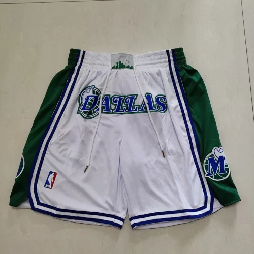 Dallas Mavericks City Edition Pocket White Basketball Shorts