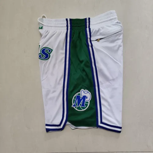 Dallas Mavericks City Edition Pocket White Basketball Shorts