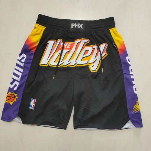 Pantalones cortos de baloncesto negros de bolsillo «City Edition» de los Phoenix Suns