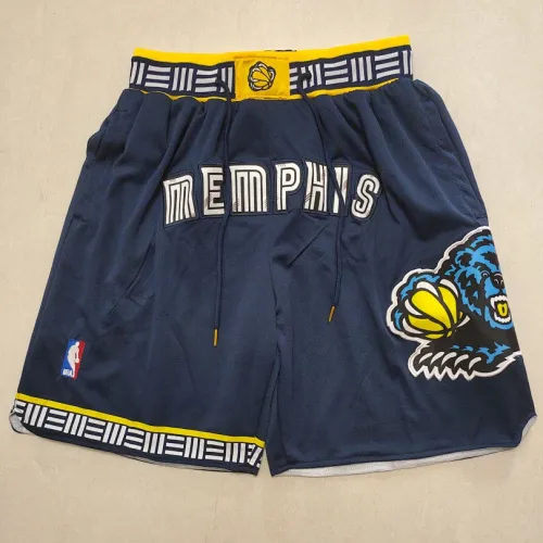 Pantaloncini da basket Memphis Grizzlies City Edition Pocket Navy