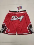 Pantaloncini da basket Chicago Bulls City Edition Pocket Red Chicago Bulls City Edition Pocket Red Basketball Shorts