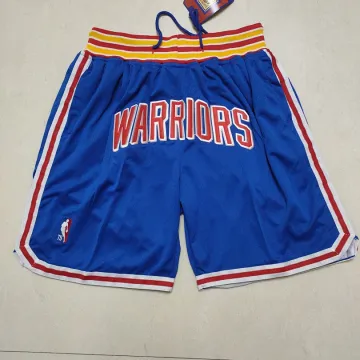 Pantaloncini da basket blu "Throwback" dei Golden State Warriors per il 75° anniversario