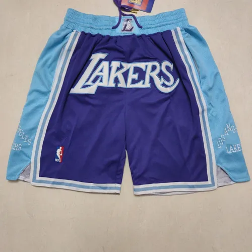 Pantaloncini da basket Los Angeles Lakers City Edition Pocket Purple