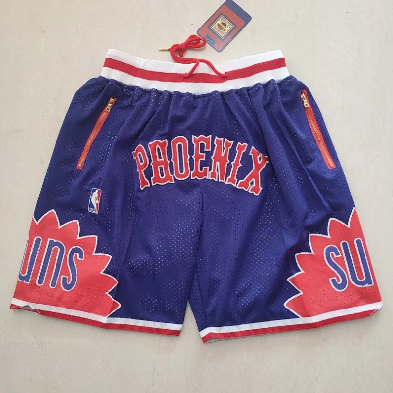 Phoenix Suns Pocket Purple Basketball Shorts