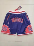 Pantaloncini da basket Phoenix Suns Pocket Purple Phoenix Suns Pocket Purple Basketball Shorts