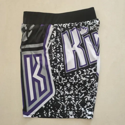 Pantaloncini da basket in stile retrò dei Sacramento Kings