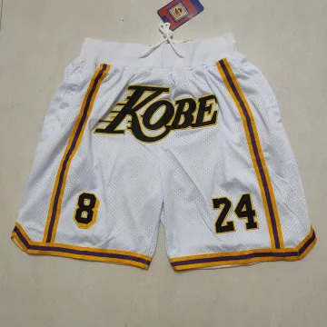 Pantaloncini da basket bianchi dei Los Angeles Lakers