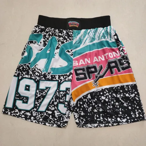 Calções de basquetebol retro dos San Antonio Spurs