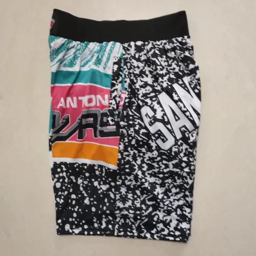 Pantaloncini da basket vintage dei San Antonio Spurs