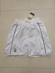 Calções de basquetebol brancos com bolsos dos Los Angeles Lakers Los Angeles Lakers Pocket White Basketball Shorts