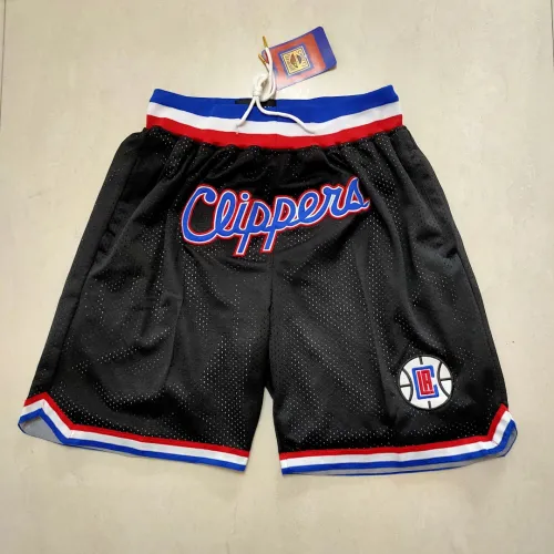LA Clippers Pocket Black Basketball Shorts