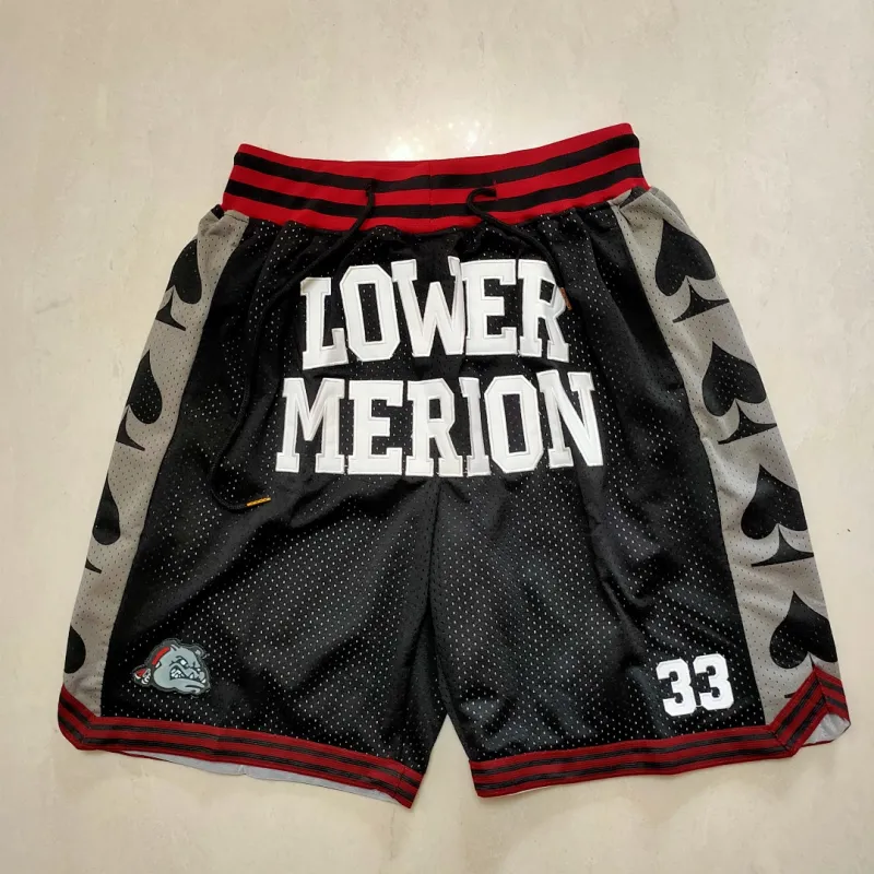 Los Angeles Lakers Pocket Black Basketball Shorts