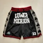 Short de basket noir à poches des Lakers de Los Angeles Los Angeles Lakers Pocket Black Basketball Shorts
