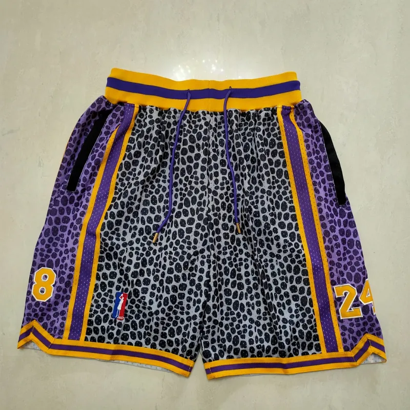 Los Angeles Lakers Pocket Snakeskin Basketball Shorts