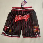 Chicago Bulls Pocket Black Basketball Shorts