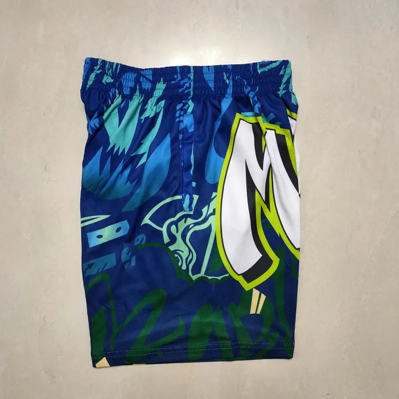Dallas Mavericks Pocket Green Basketball Shorts