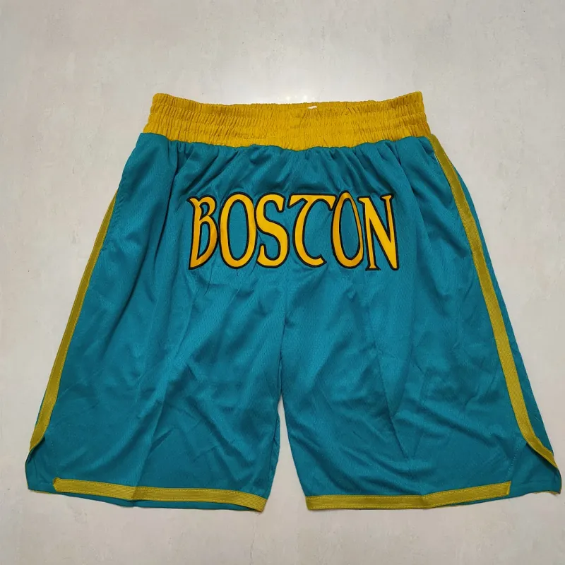 Boston Celtics Pocket Green Basketball Shorts