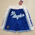 Los Angeles Lakers Pocket Blue Basketball Shorts