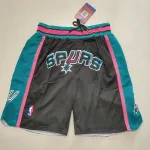 Short de basket noir « Pocket » des San Antonio Spurs