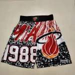Miami Heat Throwback Basketball Shorts