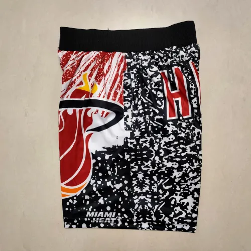 Pantaloncini da basket in stile retrò dei Miami Heat
