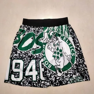 Boston Celtics Throwback Basketball Shorts