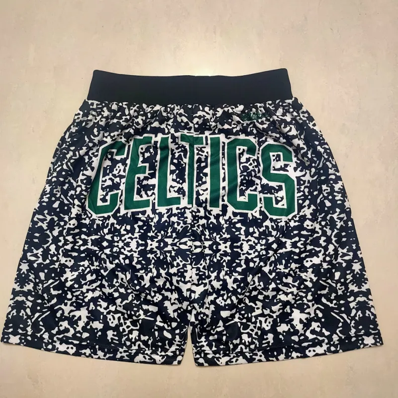 Boston Celtics Throwback Basketball Shorts