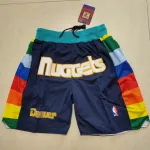 Denver Nuggets Pocket Navy Basketball Shorts