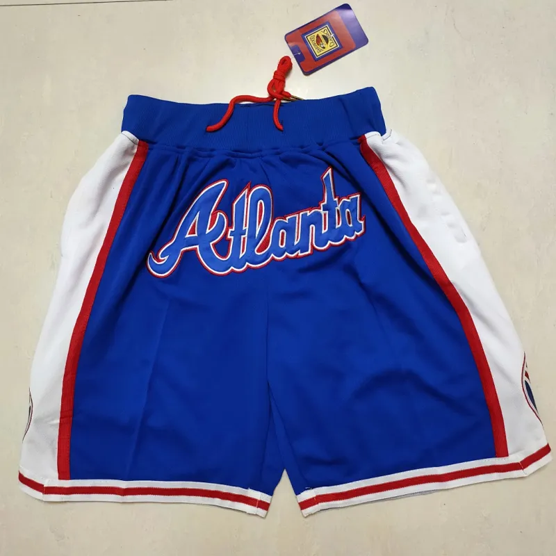 Golden State Warriors Pocket Blue Basketball Shorts