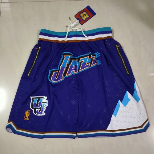 Utah Jazz Pocket Purple Basketball Shorts