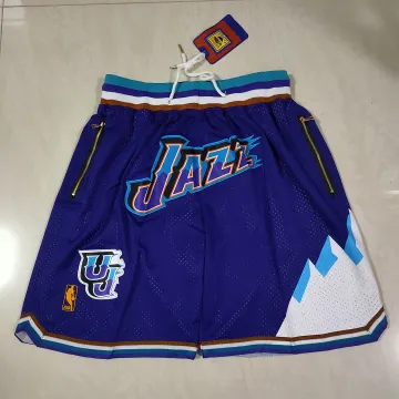 Utah Jazz Pocket Purple Basketball Shorts
