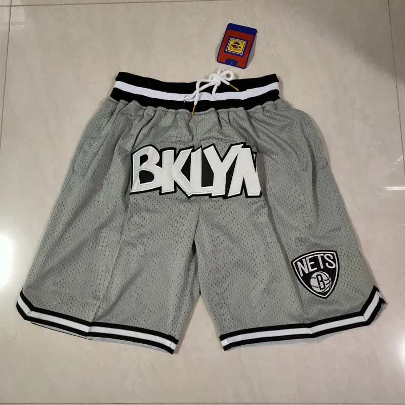 Brooklyn Nets Pocket Basketball Shorts