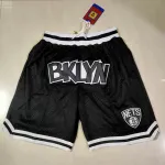 Brooklyn Nets Pocket Black Basketball Shorts
