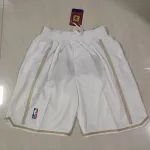 Los Angeles Lakers Pocket White Basketball Shorts