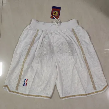 Pantaloncini da basket bianchi dei Los Angeles Lakers