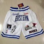 NBA All-Star Jerseys All-Star Pocket White Basketball Shorts