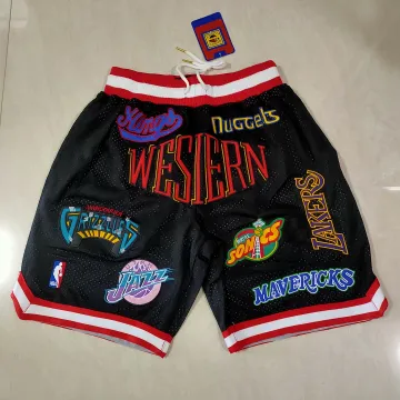 Camisolas All-Star da NBA - Calções de basquetebol All-Star Pocket pretos